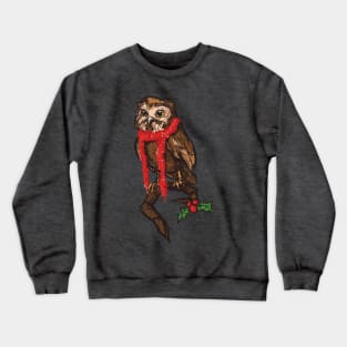 Christmas Owl Crewneck Sweatshirt